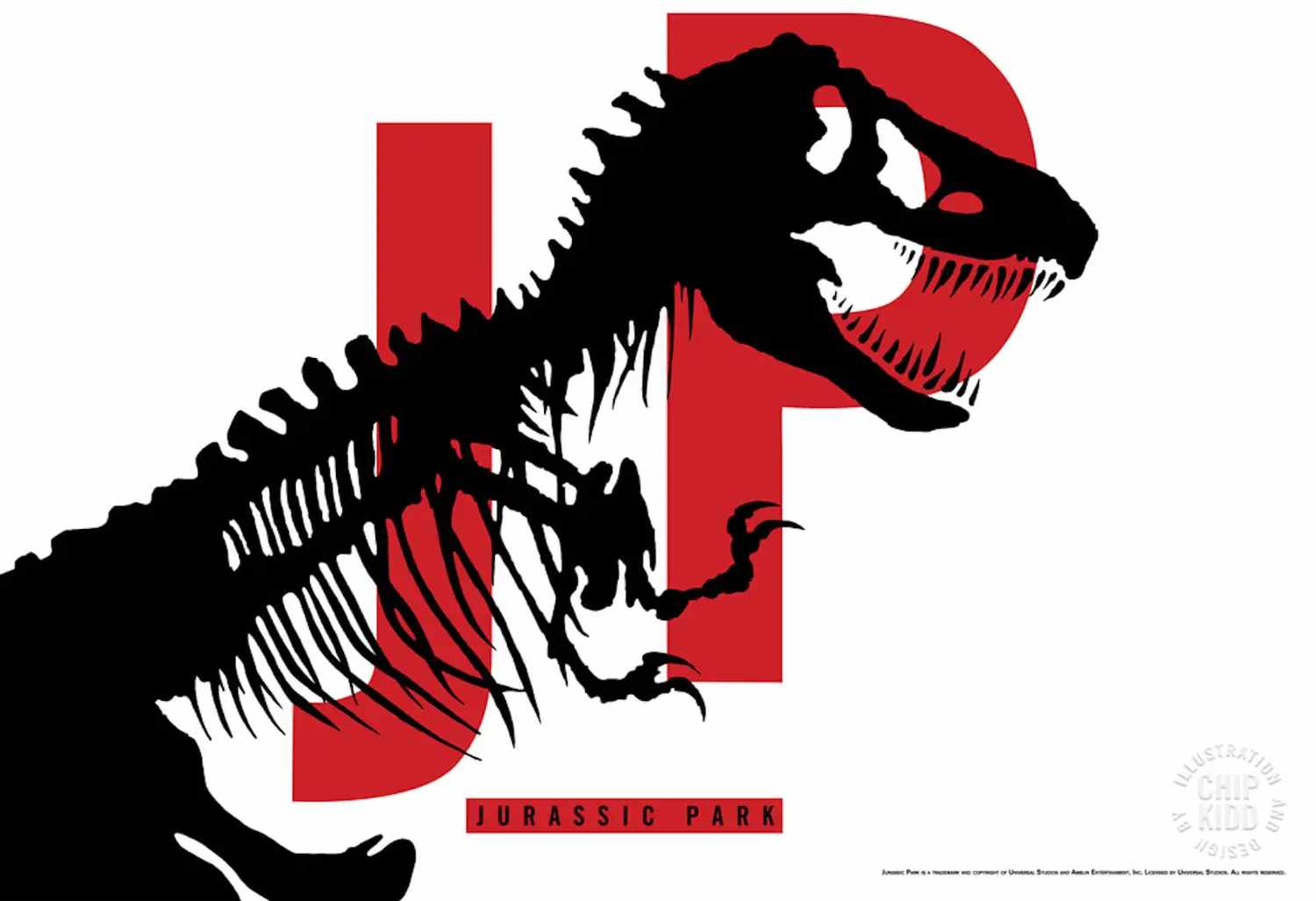 Jurassic Park Original Logo Screenprint